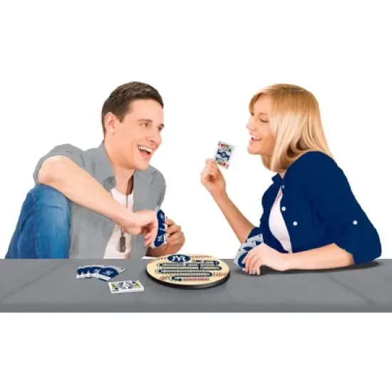 MasterPieces Officially Licensed  MLB New York Yankees Wooden Cribbage Game for Adults image {4}