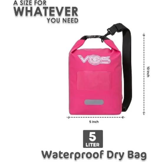 VOS Waterproof Premium Dry Bag &ndash; All-purpose Bag with Zip Pocket - Keep Your Gear & Personal Items image {1}