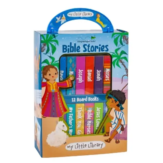 My Little Library: Bible Stories (12 Board Books) - by  Little Grasshopper Books & Publications International Ltd image {1}
