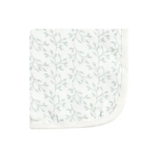 Hudson Baby Infant Girl Cotton Muslin Washcloths, Enchanted Forest, One Size image {4}