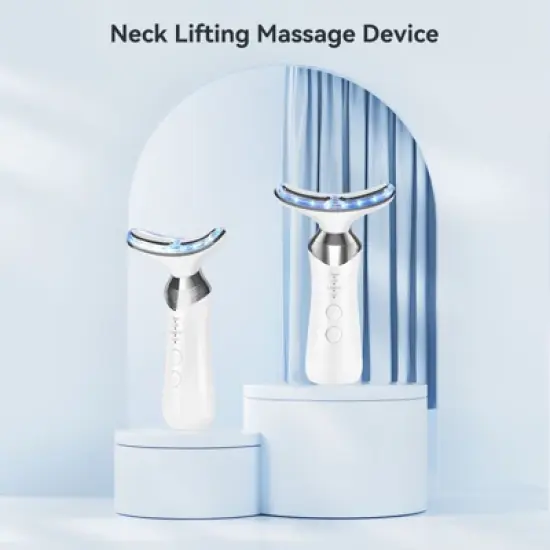 CARER SPARK Face Massager Against Wrinkles, 4-in-1 RF Neck Face Massager Face Shaper Wave Vibration Light for Anti-Ageing Lifting image {5}