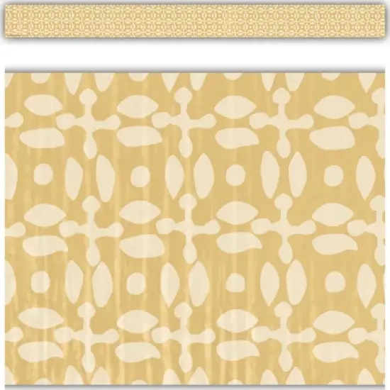Teacher Created Resources&reg; Classroom Cottage Buttercup Straight Border Trim, 35 Feet Per Pack, 6 Packs image {2}