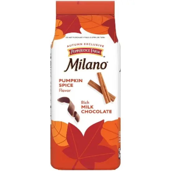 Pepperidge Farm Milano Pumpkin Spice Cookies - 7oz/15ct image {1}