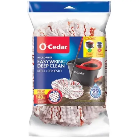 O-Cedar EasyWring Deep Clean Mop Refill image {11}
