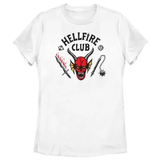 Women's Stranger Things Welcome to the Hellfire Club T-Shirt image {4}