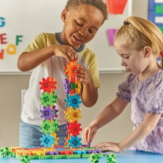 Learning Resources Gears! Gears! Gears! Deluxe Building Set - 100pc image {10}