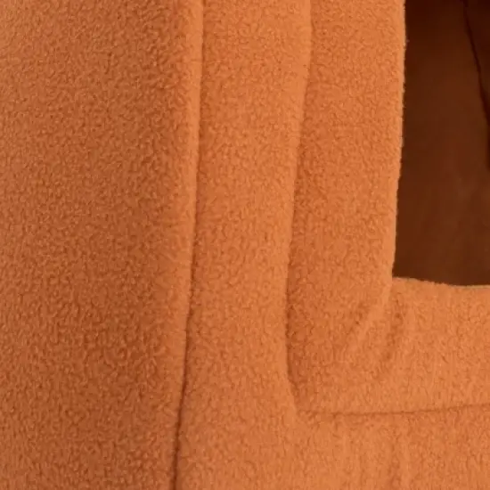 Trademark Global Petmaker Cozy Kitty Tent Igloo Plush Cat Bed - Brown image {4}