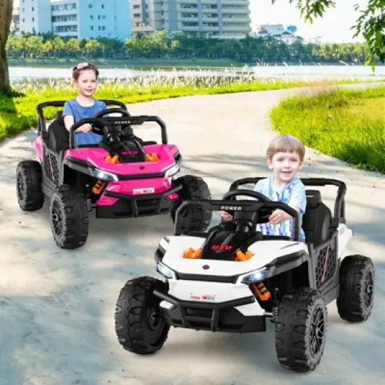 Infans 12V Kids Ride on Truck w/Parental Remote 3 Speeds & Reverse Forward Function image {2}