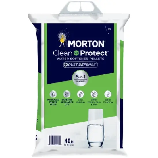 Clean and Protect Plus Rust Defense Water Softener Pellets - 40lbs - Morton image {8}