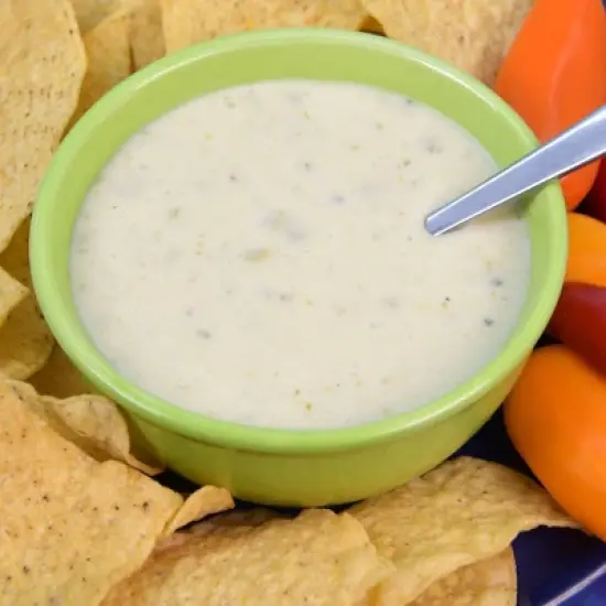 Queso Mama White Queso with Diced Green Chilies - 12oz image {9}