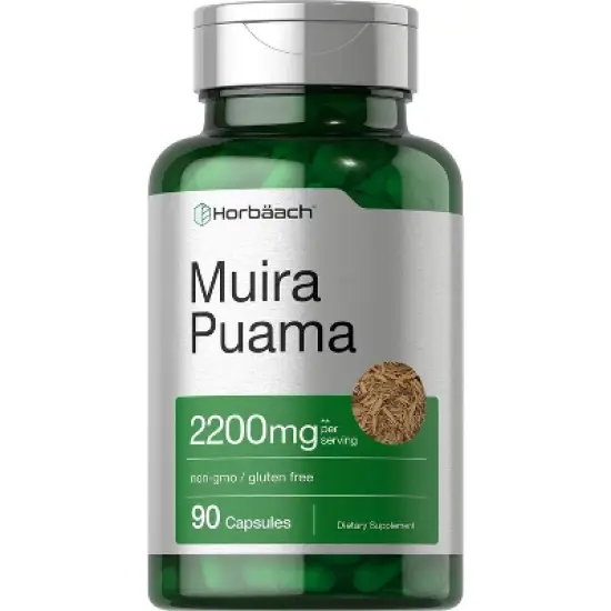 Horbaach Muira Puama Extract 2200 mg | 90 Capsules image {7}