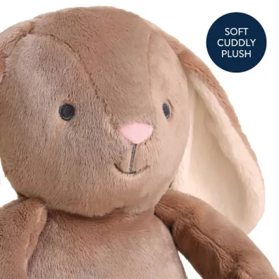 Itzy Ritzy Sweetie Snuggles Plush Stuffed Animal - Taupe Bunny image {4}