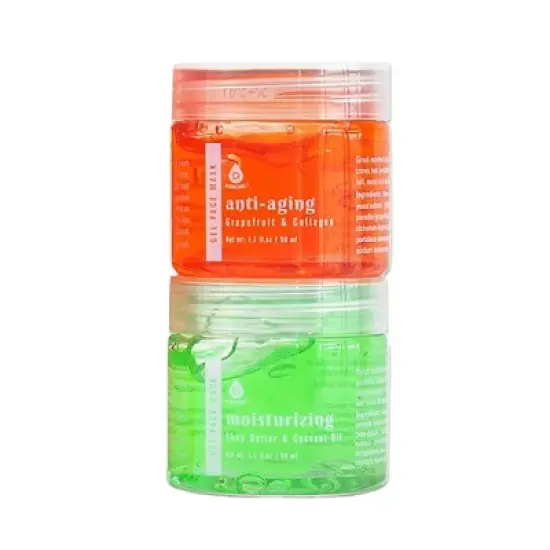 Pursonic 2 Pack Facial Therapy Gel Face Mask with Mask Applicator image {1}