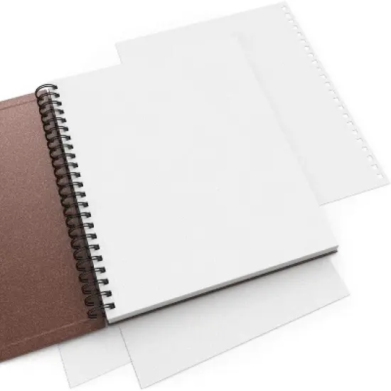 Arteza Watercolor Paper Pad, Spiral-Bound Hardcover, Brown, 9"x12" - 2 Pack image {4}