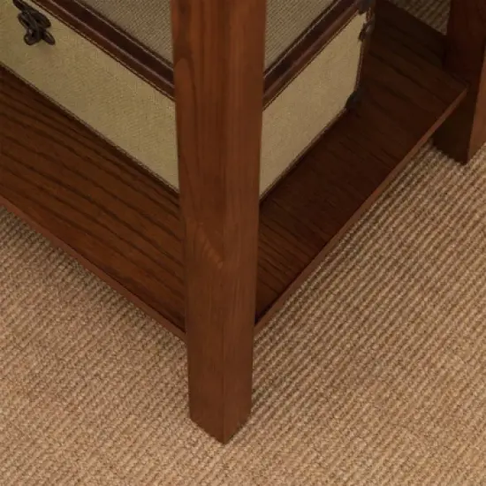 Nightstand Brown - Leick Home image {6}