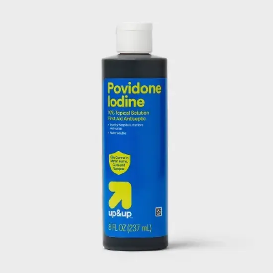 Povidone-Iodine Solution - 8oz - up&up&trade; image {3}