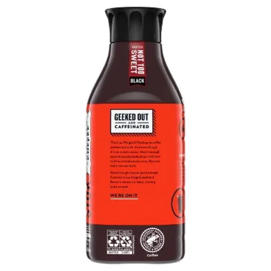 SToK Not Too Sweet Black Cold Brew Coffee - 48 fl oz image {11}