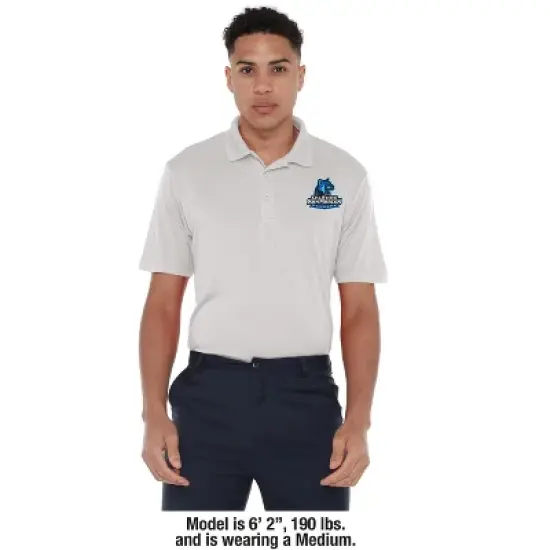Men's California State University San Marcos Adult Polo Left Chest Logo image {2}