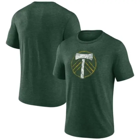 MLS Portland Timbers Men's Throwback Tri-Blend T-Shirt image {3}