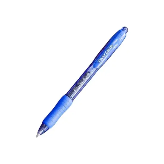Paper Mate Profile Retractable Gel Pen Bold Point Blue Ink Dozen (2102161) image {1}