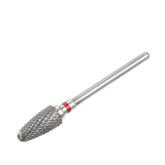 Unique Bargains Nail Drill Bits Set for Acrylic Nails 0.5 Inch Professional Tungsten Nail File Bits Nail Art Tools Red 1Pcs image {5}
