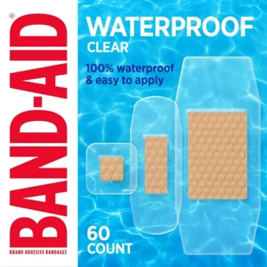 Band-Aid Brand Adhesive Waterproof Assorted Bandages - 60ct image {8}