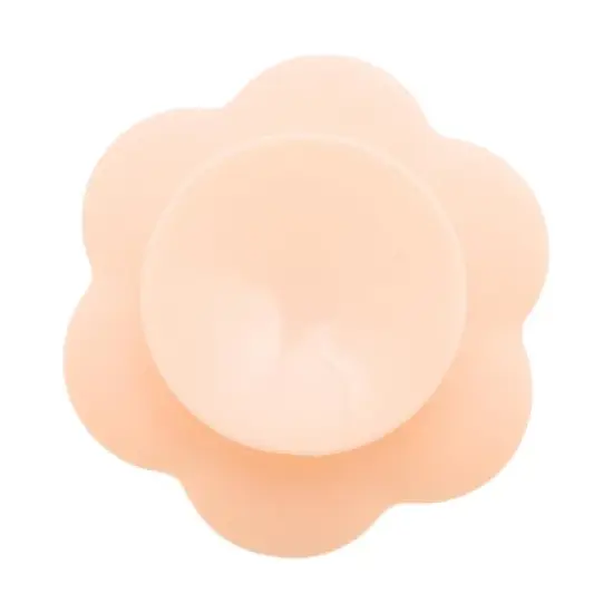 Unique Bargains Silicone Facial Cleansing Brush with Suction Cup 3.54"x3.54"x1.18" 1 Pc image {4}