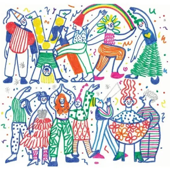 10ct Glitter Paint Markers Bullet Tip - Mondo Llama&trade; image {4}