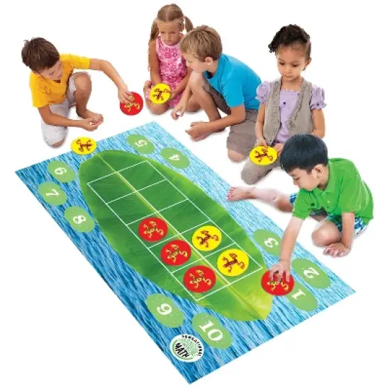 Sensational Math Froggy Ten-Frame Floor Mat image {2}