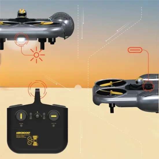 Sharper Image Toy RC Aeroboost Racing Drone image {2}