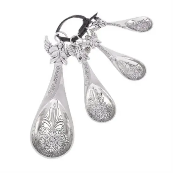 Ganz 4-Piece Zinc Alloy Measuring Spoon Set For Kitchen, Angels image {3}