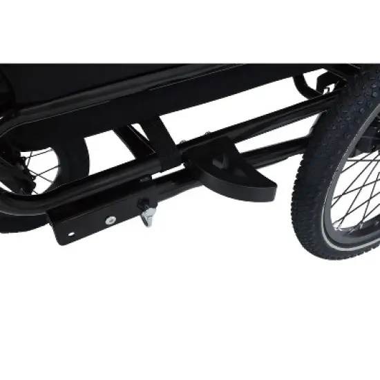 VASIP 2-in-1 Pet Trailer Bike and Pull-Behind Carrier ,Detachable Hitch & Towing Handle, All-Terrain Wheels for Cycling,Walking,Blue image {8}