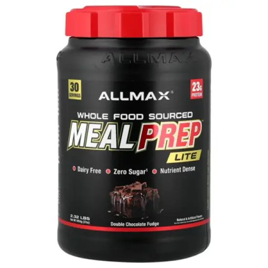 ALLMAX Meal Prep&trade; Lite, Double Chocolate Fudge, 2.32 lbs (1,054 g) image {4}