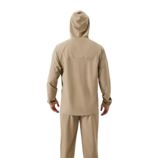 Anna-Kaci Active Men's Lightweight Zip-Up Hoodie Jacket with Adjustable Hood and Side Pockets image {4}