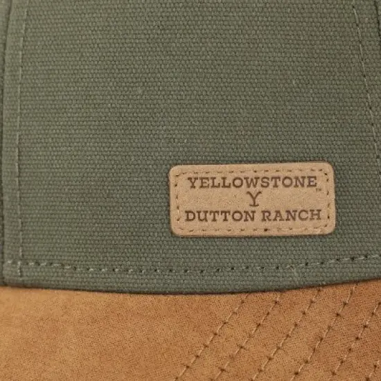 Yellowstone Dutton Ranch Faux Suede Adjustable Baseball Cap image {2}