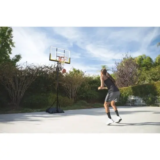 SKLZ Basketball Kick Out - Gray/Yellow image {3}