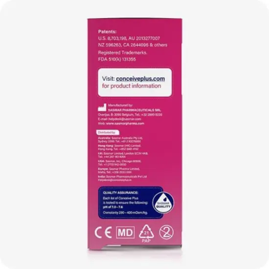 Conceive Plus Fertility Lubricant, For Trying To Conceive Couples, 8x4g Pre-Filled Applicators image {6}
