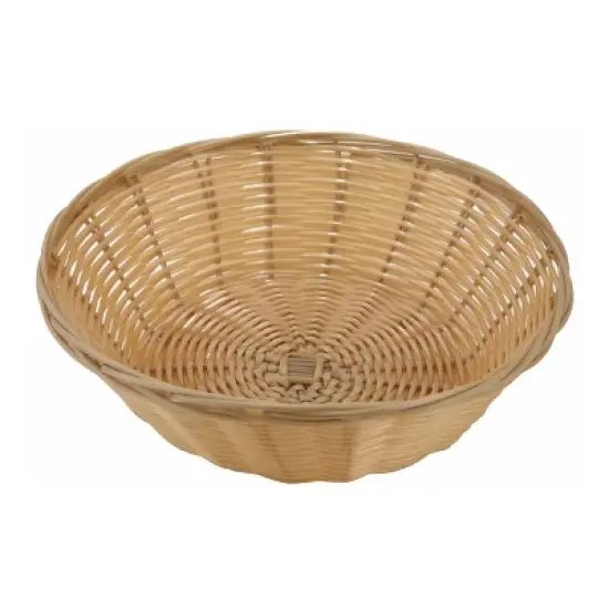 Winco Polypropylene Woven Basket, Tan image {2}