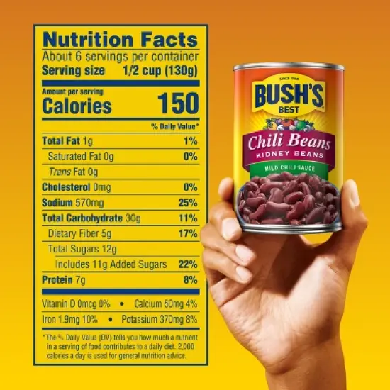 Bush's Kidney Beans in Mild Chili Sauce - 16oz image {1}