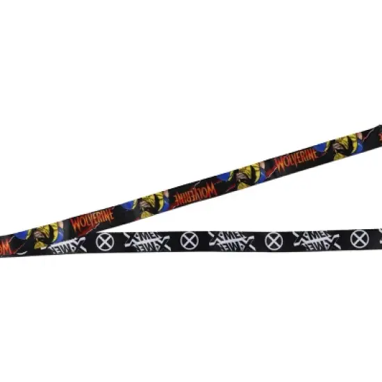 Marvel X-Men Wolverine Character Design Reversible Lanyard ID Badge Holder image {3}