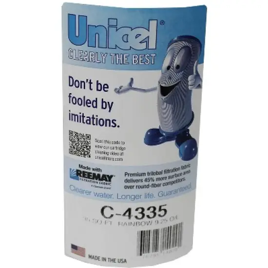 Unicel C-4335 35 sq foot Rainbow Replacement Swimming Pool Filter Cartridge image {1}