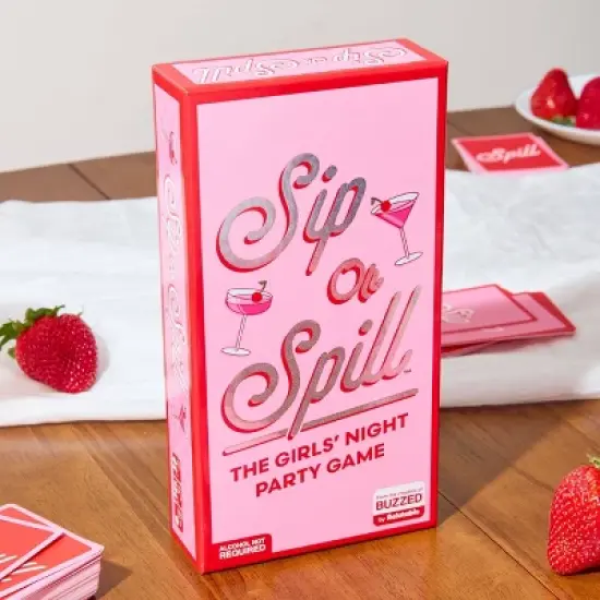 Sip or Spill by What Do You Meme? Card Game: Creative Thinking Party Game, 2-6 Players, Includes Cards & Instructions image {3}