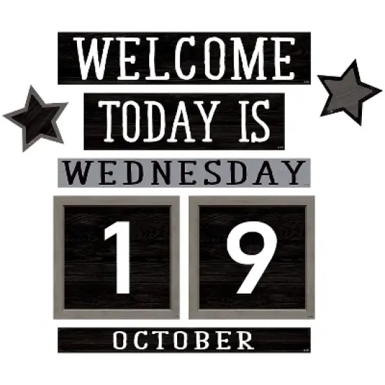 Teacher Created Resources Modern Farmhouse Perpetual Calendar Mini Bulletin Board 35 Pieces image {1}