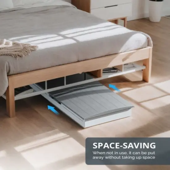 Karl Home 75 Gallons Plastic Foldable Deck Box Outdoor Indoor Deck Box image {6}