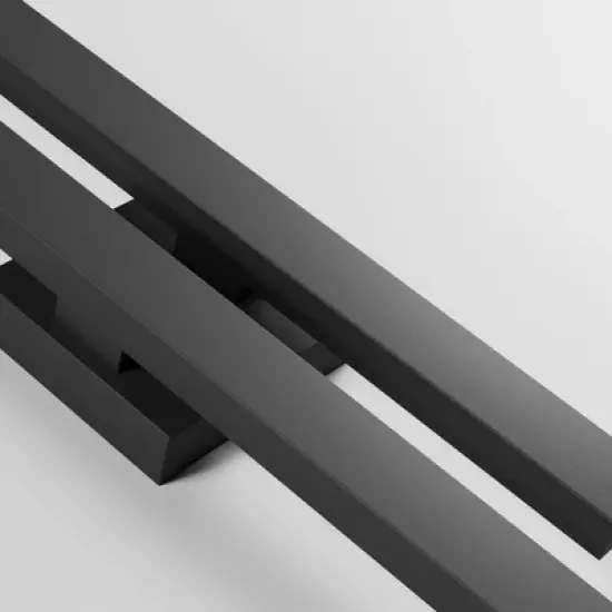 LamQee 37" Long Outdoor Wall Lights LED Modern Exterior Lighting Fixtures Outdoor Light Fixtures Black image {7}