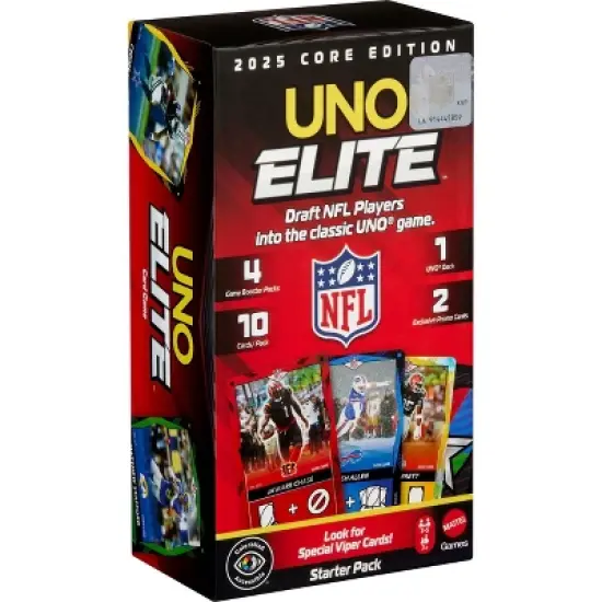Mattel Uno Elite NFL Core Starter Pack Card Game image {10}
