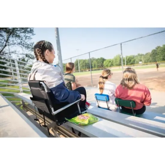 Stansport Folding Stadium Seat With Arms Black/Ten image {10}