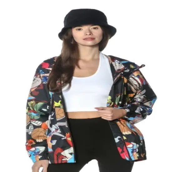 Members Only Women's Mash Print Windbreaker Jacket image {5}