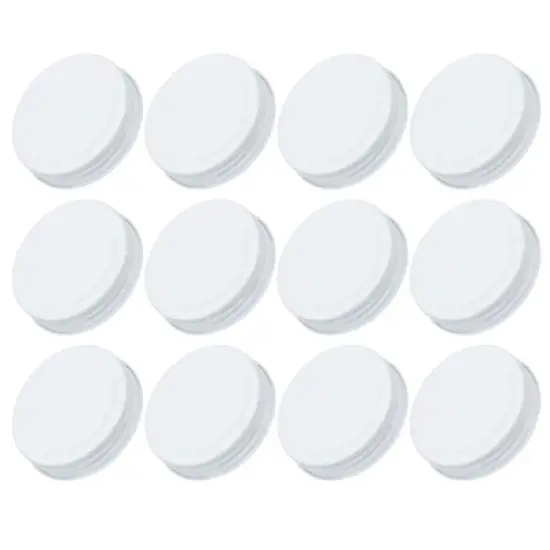 Unique Bargains Leakproof Kitchen Storage Regular Mouth Tinplate Cap Mason Jar Lids 42 Pcs 2.76" image {5}