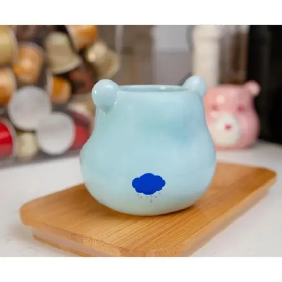Silver Buffalo Care Bears Grumpy Bear Sculpted Ceramic Mini Mug | Holds 2.5 Ounces image {4}